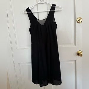 Black A-line Dress